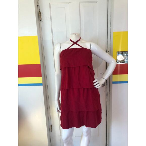 1970s Vintage Pink Sonia Rykiel linen sundress mini dress m xs designer french - Picture 3 of 10